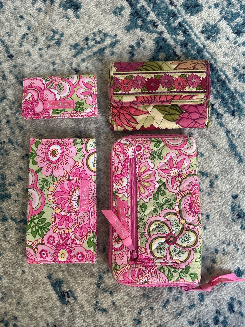 Vera Bradley Petal Pink wallet set